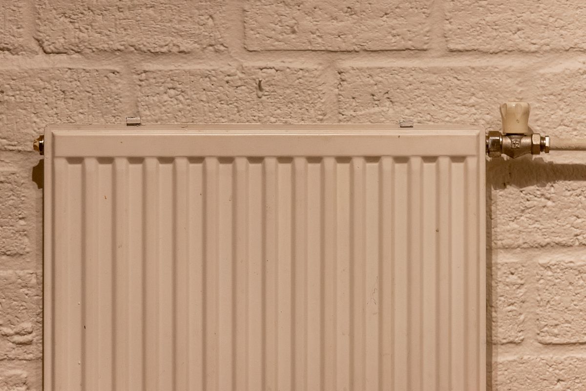 Sfeerbeeld van een nieuwe radiatoraansluiting